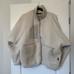 Free People Hit The Slopes Fleece Jacket